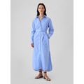 Organic Cotton Maxi Shirtdress