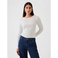 Modern Rib Cropped T-Shirt