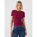 Modern Rib Cropped T-Shirt