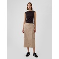 Utility Cargo Midi Skirt