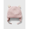 Baby CashSoft Sherpa-Lined Bear Beanie