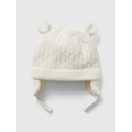 Baby CashSoft Sherpa-Lined Bear Beanie