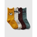 babyGap Animal Crew Socks (4-Pack)