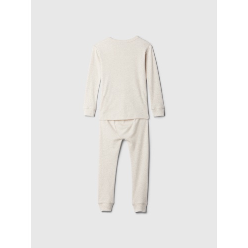 갭 babyGap Organic Brushed Cotton Henley PJ Set