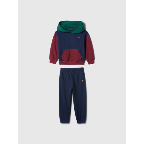 갭 babyGap Colorblock Hoodie Sweat Set