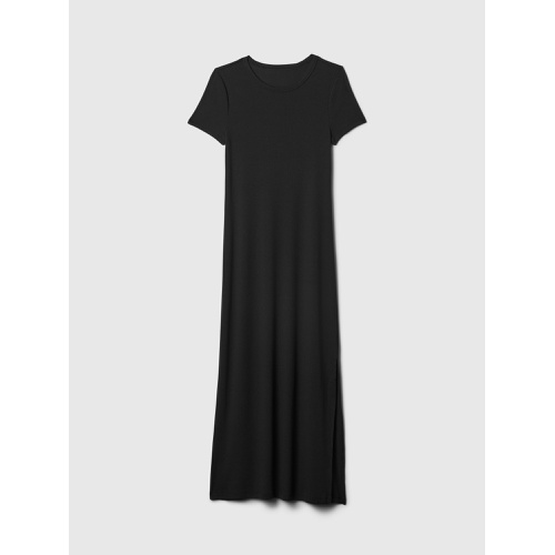 갭 Modern Rib Maxi T-Shirt Dress