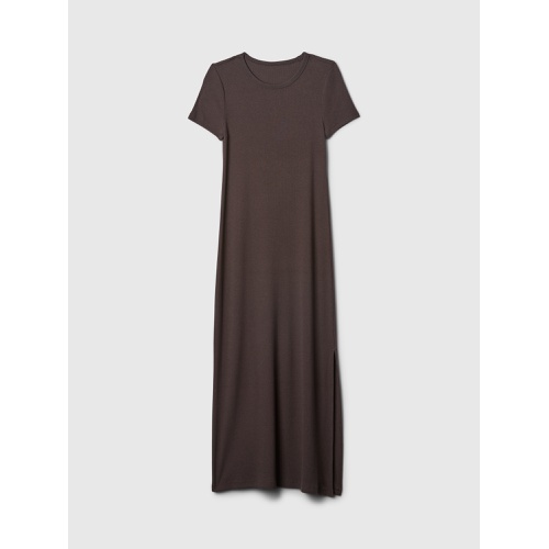 갭 Modern Rib Maxi T-Shirt Dress