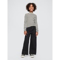 Kids High Rise Stride Wide-Leg Ankle Jeans