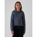 Kids Cable-Knit Cropped Sweater