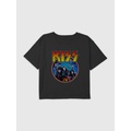 Kids KISS 76 Graphic Boxy Crop Tee