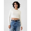 Modern Rib Cropped T-Shirt