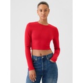 Modern Rib Cropped T-Shirt