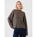 Oversized Mockneck Waffle T-Shirt