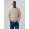 Relaxed Cable-Knit Sweater