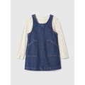 babyGap Denim Jumper Outfit Set