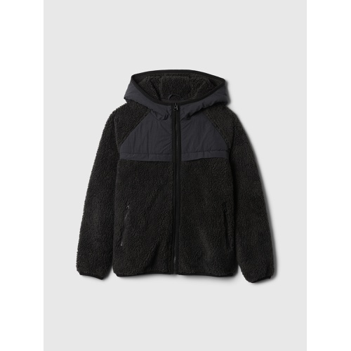 갭 Kids Sherpa Hooded Jacket