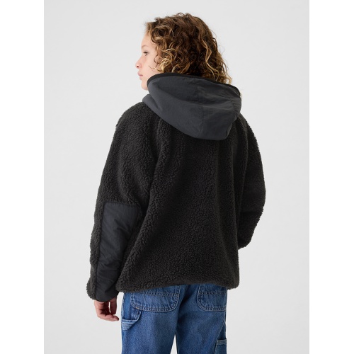 갭 Kids Sherpa Hooded Jacket