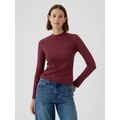 Essential Rib Mockneck T-Shirt