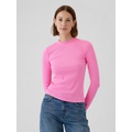 Essential Rib Mockneck T-Shirt