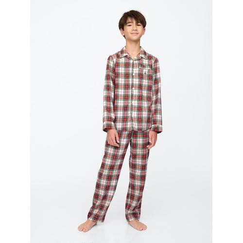 갭 Kids Recycled Flannel PJ set