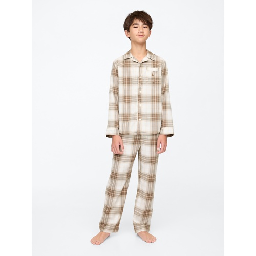 갭 Kids Recycled Flannel PJ set