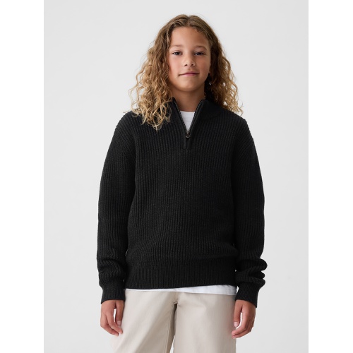 갭 Kids Shaker-Stitch Pullover Sweater