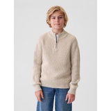 Kids Shaker-Stitch Pullover Sweater