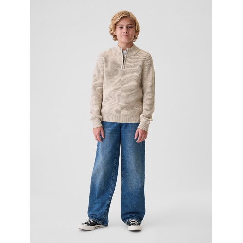 갭 Kids Shaker-Stitch Pullover Sweater