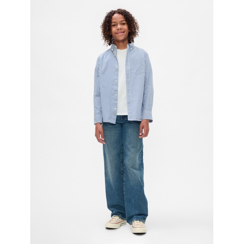 갭 Kids Organic Cotton Poplin Shirt