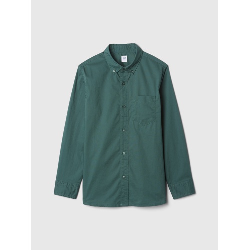 갭 Kids Organic Cotton Poplin Shirt