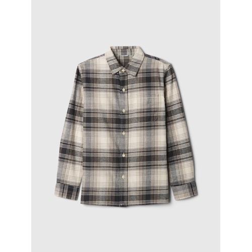 갭 Kids Organic Cotton Flannel Shirt