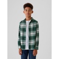 Kids Organic Cotton Flannel Shirt