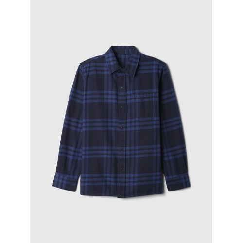 갭 Kids Organic Cotton Flannel Shirt