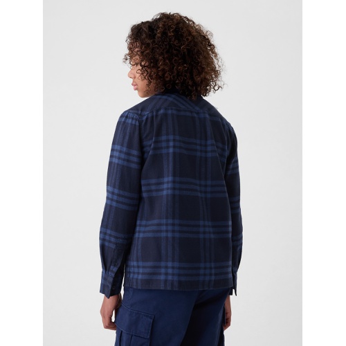 갭 Kids Organic Cotton Flannel Shirt