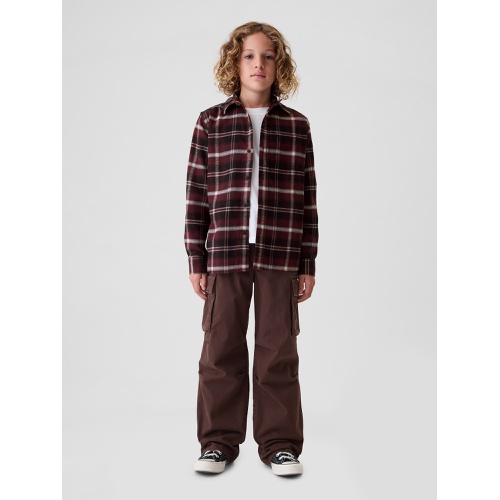 갭 Kids Organic Cotton Flannel Shirt