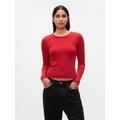 Modern Rib Cropped T-Shirt