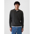 Merino Polo Sweater