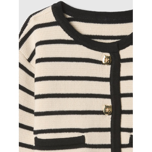 갭 Baby Stripe Cardigan Outfit Set