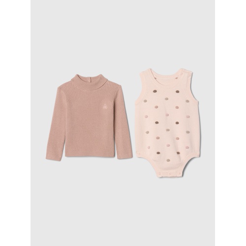 갭 Baby Sweater Outfit Set