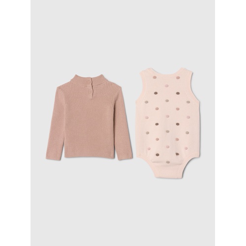 갭 Baby Sweater Outfit Set