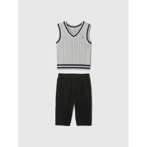 갭 Baby Sweater Vest Outfit Set