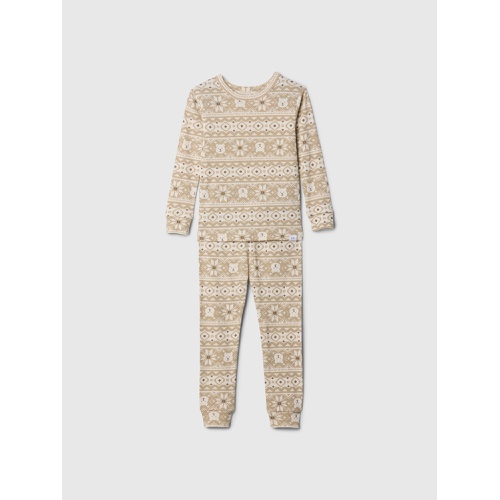 갭 babyGap Organic Brushed Cotton Holiday PJ Set