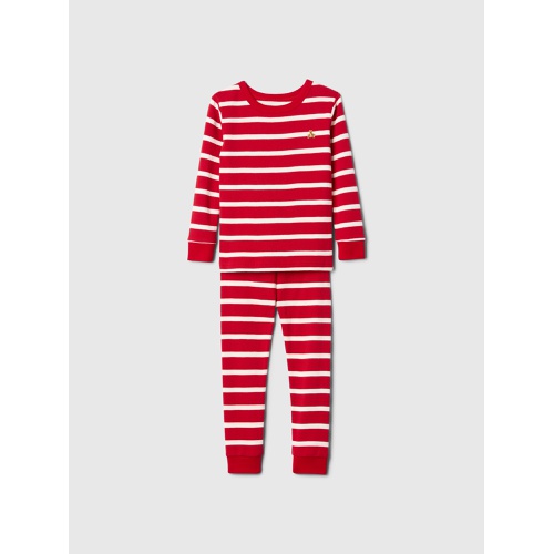 갭 babyGap Organic Brushed Cotton Holiday PJ Set