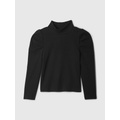 babyGap Puff Sleeve Rib Mockneck