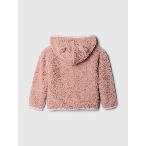 갭 babyGap Sherpa Zip Bear Hoodie