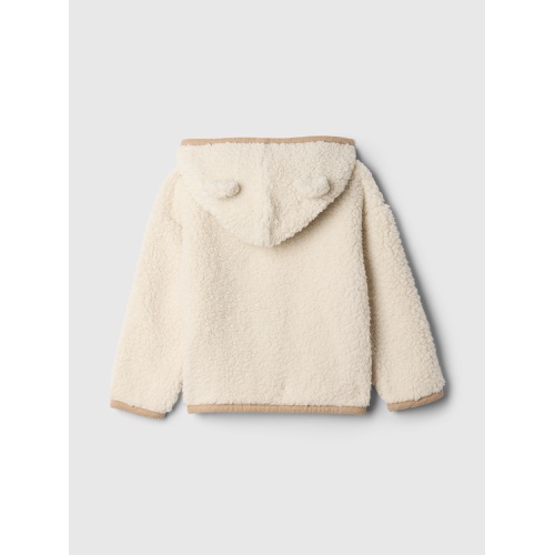 갭 babyGap Sherpa Zip Bear Hoodie