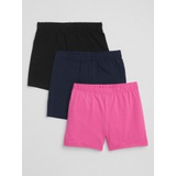 Kids Cartwheel Shorts in Stretch Jersey (3-Pack)