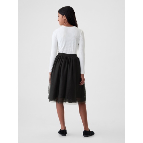 갭 Kids Tulle Midi Skirt