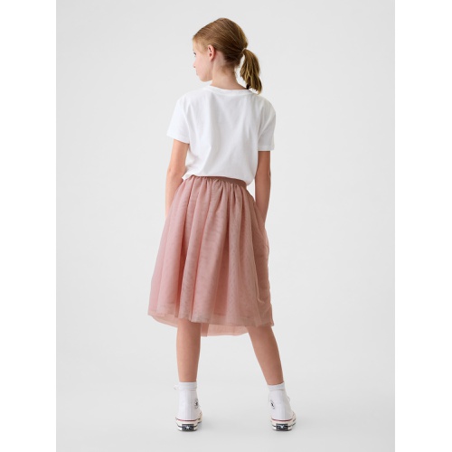 갭 Kids Tulle Midi Skirt