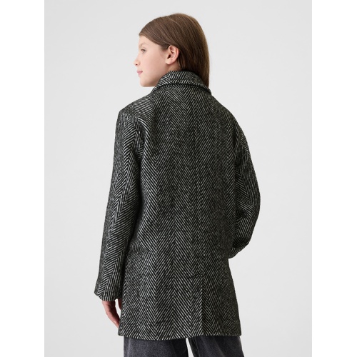 갭 Kids Herringbone Tweed Overcoat